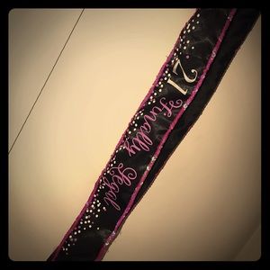 21st birthday sash!